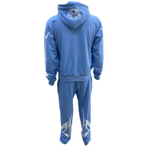 Ensemble de survêtement en coton personnalisé pour homme, impression sur écran, vêtements de sport d'entraînement, sweat-shirts décontractés surdimensionnés, ensemble de jogging 2 pièces pour homme - Product Image 2