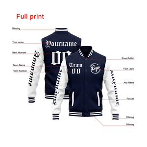 Custom Wool <b>Varsity</b> <b>Jacket</b> Front Logo Premium Embroidered Stand Collar Breathable Windproof Letterman Coat for Streetwear Brands - Product Image 3