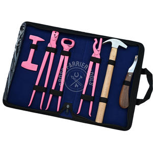 Herramientas Profesionales para el Cuidado de Cascos Equinos, Herramientas de Herrador, Cortador de Cascos, Clavadora de Cascos, Extractor de Acero Inoxidable y Martillo para Zapatos de Caballo - Product Image 1