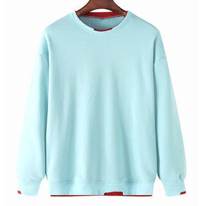 Sweat-shirt à col rond minimaliste moderne, tissu de haute qualité, style décontracté propre - Product Image 1