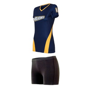 Uniforme de voleibol personalizado, venta al por mayor, diseño de sublimación, tu propia camiseta de voleibol, Logo del cliente, muestra gratis, entrega rápida - Product Image 1