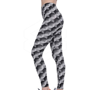 Precio razonable hecho en Pakistán Fitness sublimación Leggings mejor calidad transpirable mujeres Fitness sublimación Leggings - Product Image 4