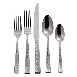 Hotel proveedor indio cubiertos cuchillo de acero inoxidable de alta calidad tenedor cuchara juego de cubiertos acabado plateado para fiesta - Product Image 3