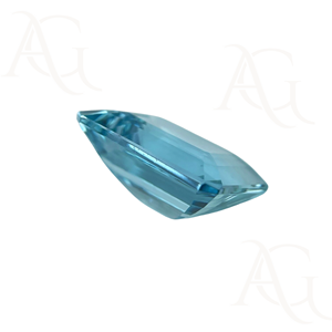 Bata de laboratorio Aguamarina Octágono forma elegante Santa Maria Blue Loose Sintético creado Piedra preciosa suelta a precio de fábrica - Product Image 4