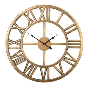Nouveau design Vente en gros Horloge murale moderne en métal antique décorative en fer Horloge murale en verre trempé à grain de métal - Product Image 2