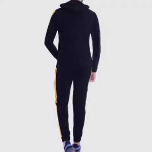 High Quality Custom <b>Men</b> Solid Tracksuits Nylon Stretch Soft Sportswear Full Cotton <b>Jacket</b> and <b>Slim</b> <b>Fit</b> Pants for <b>Men</b> - Product Image 2