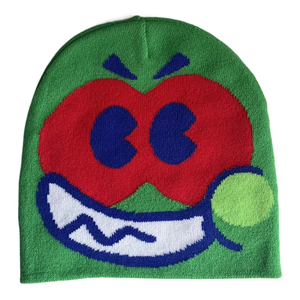 Bonnets personnalisés avec logo sur toute la surface, tricot jacquard, bonnet d'hiver pour l'école, logo, bonnets d'hiver tricotés 2026 - Product Image 3