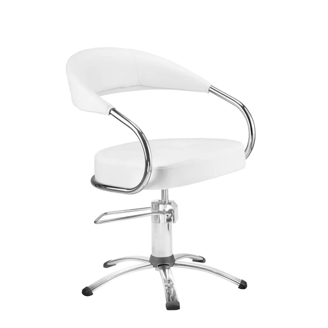 Beauty Salon Chair Futura Stand Chair White-Ein klassisches Design, das speziell auf die Bedürfnisse von Schönheits salons zuges chnitten ist