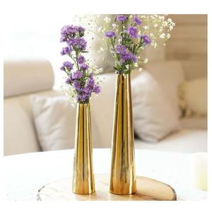 Florero de metal con acabado duradero para decoración de oficina disponible a precio económico para exportación a granel - Product Image 1