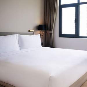 Draps de lit queen T-180 coton-polyester écologique toutes saisons super doux style uni de haute qualité pour l'hôpital à domicile - Product Image 4