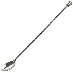 Cuchara de Bar de lujo, gota de té de acero inoxidable con mango largo, barra mezcladora de gotas de agua, cuchara de cóctel para bar en casa, restaurante, hecho en la india - Product Image 2