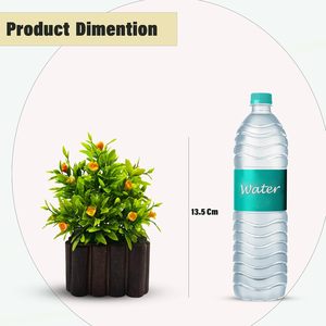 กระถางต้นไม้ไม้ธรรมชาติสไตล์อินเดียสำหรับตกแต่งบ้าน - Product Image 5