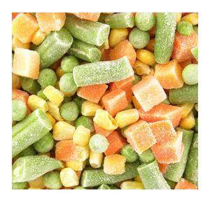 Buena Calidad Alimentos Al Por Mayor A Granel Congelados Mezclar Vegetales Maíz Verde Guisante Zanahoria IQF Congelados Mezclar Verduras - Product Image 3