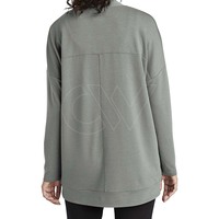 Cardigan long en laine tricotée décontracté pour femme, idéal pour l'hiver