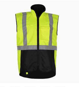 Chaleco de seguridad para trabajadores de alta visibilidad con cremallera, ropa de trabajo, ropa de trabajo de invierno, ropa reflectante - Product Image 6