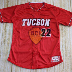 Nuevo estilo, venta al por mayor, camisetas de béisbol cosidas de alta calidad, ropa de softball personalizada para mujer - Product Image 1