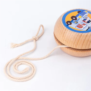 Haute qualité enfants enfants jouer doigt magique classique <span class=keywords><strong>Yoyo</strong></span> jouet Spin plein d'entrain en bois <span class=keywords><strong>Yoyo</strong></span> jouets pour cadeaux - Product Image 4