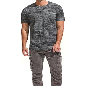 Nouvelle arrivée 2025 en gros haute qualité t-shirt coton coupe régulière été à manches courtes t-shirt pour hommes téléchargé par robe de sport - Product Image 2