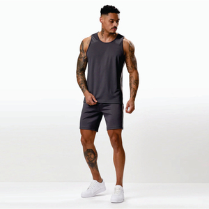 กางเกงขาสั้นบอร์ดแบบ2 in 1สำหรับผู้ชายกางเกงขาสั้นสำหรับใส่วิ่งเสื้อยืดโลโก้ตามสั่งสำหรับเข้ายิมสำหรับผู้ชายฤดูร้อน - Product Image 3