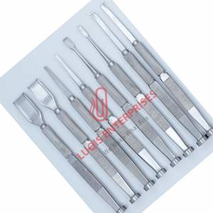 Tebbetts ชุดอุปกรณ์รักษากระดูกจมูก, ชุดเครื่องมือผ่าตัดเสริมจมูกเกรดทางการแพทย์ทำจากสเตนเลสเกรด8ชิ้น - Product Image 1