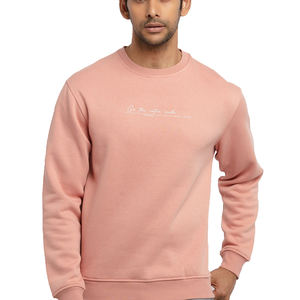 Sudaderas informales de cuello redondo para hombre, ropa deportiva unicolor personalizable, cuello redondo - Product Image 4