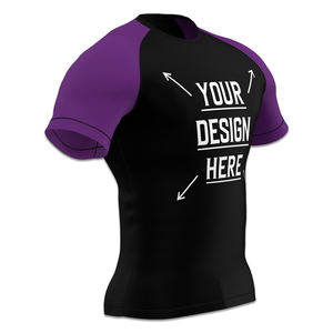 Camiseta de Manga Corta para Hombre con Logotipo Personalizado, para BJJ y MMA, de Alto Rendimiento, para Entrenamiento Físico y Natación - Product Image 2