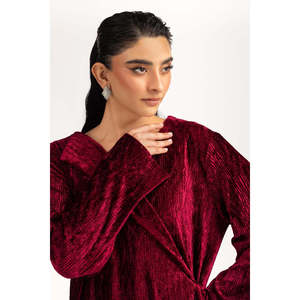 Ensemble coordonné IPST-55164 en velours froissé pour l'hiver - Élégant et stylé - Product Image 2