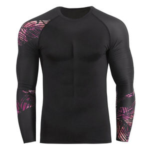 Camisas de compresión de manga larga Diseño de sublimación Personalización Camisas de fitness MMA Estilo deportivo Tela Full Rash Guards - Product Image 6