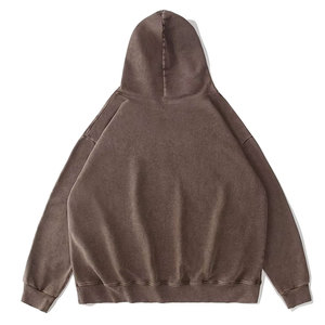 Haute qualité grande taille hiver ODM pull à capuche Polyester coton polaire goutte épaule Streetwear écran bouffée personnalisé à capuche - Product Image 6