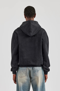 Custom Vintage Boxy Fit Sunfaded Zipper Hoodie for man wholesale Manufacturers Acid washed baggy Zipper <b>Hoodies</b> for men's - Product Image 5