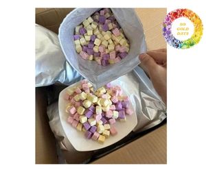 Cube de yaourt séché croustillant sucré aux fruits mélangés croquants de haute qualité Snacks Vente en gros de yaourt lyophilisé aux fraises et aux myrtilles - Product Image 6