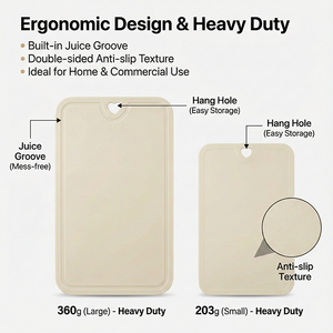 Ensemble de planches à découper en TPU écologiques avec logo personnalisé, double face, antidérapantes, avec trou de suspension pour la cuisine à domicile, cadeau - Product Image 4