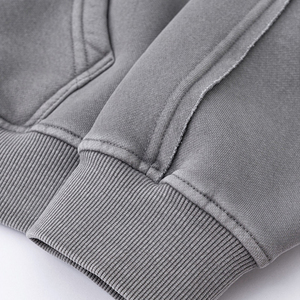 Sudadera Esencial 2025 de Color Sólido, Felpa Premium 100% Algodón, Invierno, Logotipo Personalizado Bordado, Impresión Digital para Hombre - Product Image 5