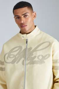 เสื้อแจ็กเก็ตทีมตัวแทนหนังแนววินเทจผ้าทอจากผู้ผลิตในปากีสถาน - Product Image 3