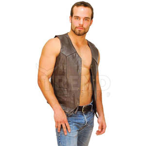 Chaleco de Motociclista para Hombre, Casual, Elegante, de Alta Calidad, Nueva Colección, Cuero Genuino, Transpirable, Ligero, Ropa de Invierno para Motociclistas - Product Image 2