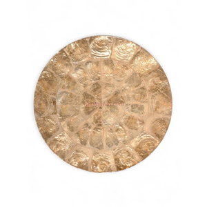 Napperons modernes en capiz : Approvisionnement en gros pour les magasins de l'écologie durable et l'utilisation sur table à manger – Origine Vietnam - Product Image 1