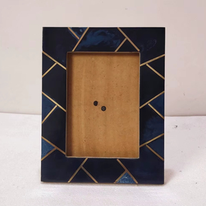 Marco DE FOTOS ecológico cuadrado de madera maciza A4 8x10 arte de pared rústico de madera dura de nogal para boda/cumpleaños - Product Image 1