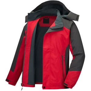 Vestes de randonnée en plein air de conception supérieure de couleur personnalisée à vendre Vestes de randonnée en plein air imperméables en polyester - Product Image 3