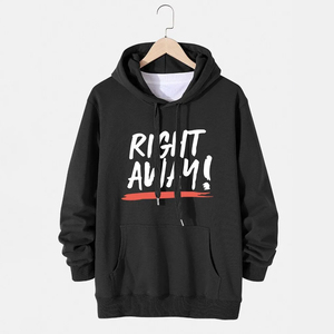 Sudadera con capucha de algodón de peso pesado de alta calidad, Sudadera con capucha de lana con patrón sólido de invierno con logotipo impreso Digital personalizado - Product Image 2