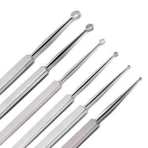 OFERTA ESPECIAL Curetas Dérmicas Profesionales Fox de 6 mm, Cureta para Oído Buck, Recta y Afilada, Curetas para Oído, Instrumentos ORL - Product Image 2