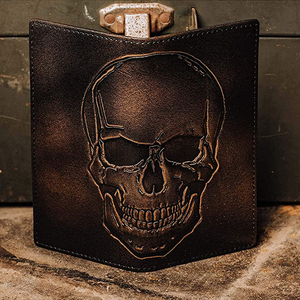 Portefeuille pour hommes slim en cuir italien de haute qualité en cuir véritable vintage - Product Image 4