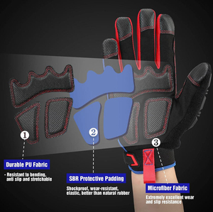 ถุงมือทำงานป้องกันแรงกระแทก น้ำหนักเบา ระบายอากาศได้ดี สวมใส่สบาย ถุงมือทำงานเพื่อความปลอดภัยสำหรับใช้ในชีวิตประจำวัน โดยคาริมาน แมนูแฟคเจอริ่ง - Product Image 6