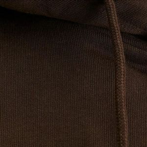 Manufacturer Cotton Knitted Fleece 320G Streetwear Sweatshirts Thermal <b>Pullover</b> Custom Logo Men's and <b>Women's</b> Hoodies Hoodie - Product Image 5