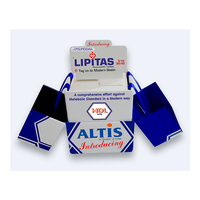 Boîte d'emballage en carton blanc biodégradable pliable avec logo personnalisé du fabricant pour médicaments, comprimés, produits pharmaceutiques, impression