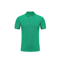 Logo personnalisé T-shirts de golf pour hommes Nouvelles tendances 100% coton couleur unie pour Polo T-Shirt 220 grammes de tissu tricoté poids