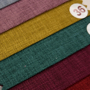 Tela de lino de algodón polivinílico transpirable de alta calidad estilo tejido liso para Niños y Niñas Ropa de boda - Product Image 1