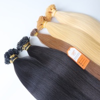 Extensions de cheveux I-Tip 100% Remy vierges vietnamiennes, lisses et soyeuses, doux, double trame machine, purs, bruts, non traités, personnalisables
