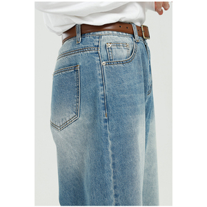 Pantalon en denim pour hommes, léger, anti-rides, respirant, confortable, dernier modèle, vente à chaud - Product Image 5