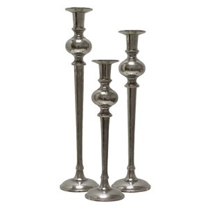 Bougeoir haut en aluminium coulé Pilier pour le salon Intérieur et extérieur Bougeoir décoré à la main à bas prix - Product Image 5