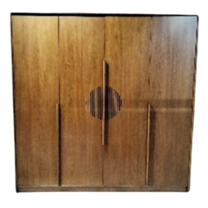 Armoire pour enfants de la série Br-2, en bois de teck écologique et durable, design moderne pour une utilisation en extérieur et en salle de bain, 210x60x210 - Product Image 6